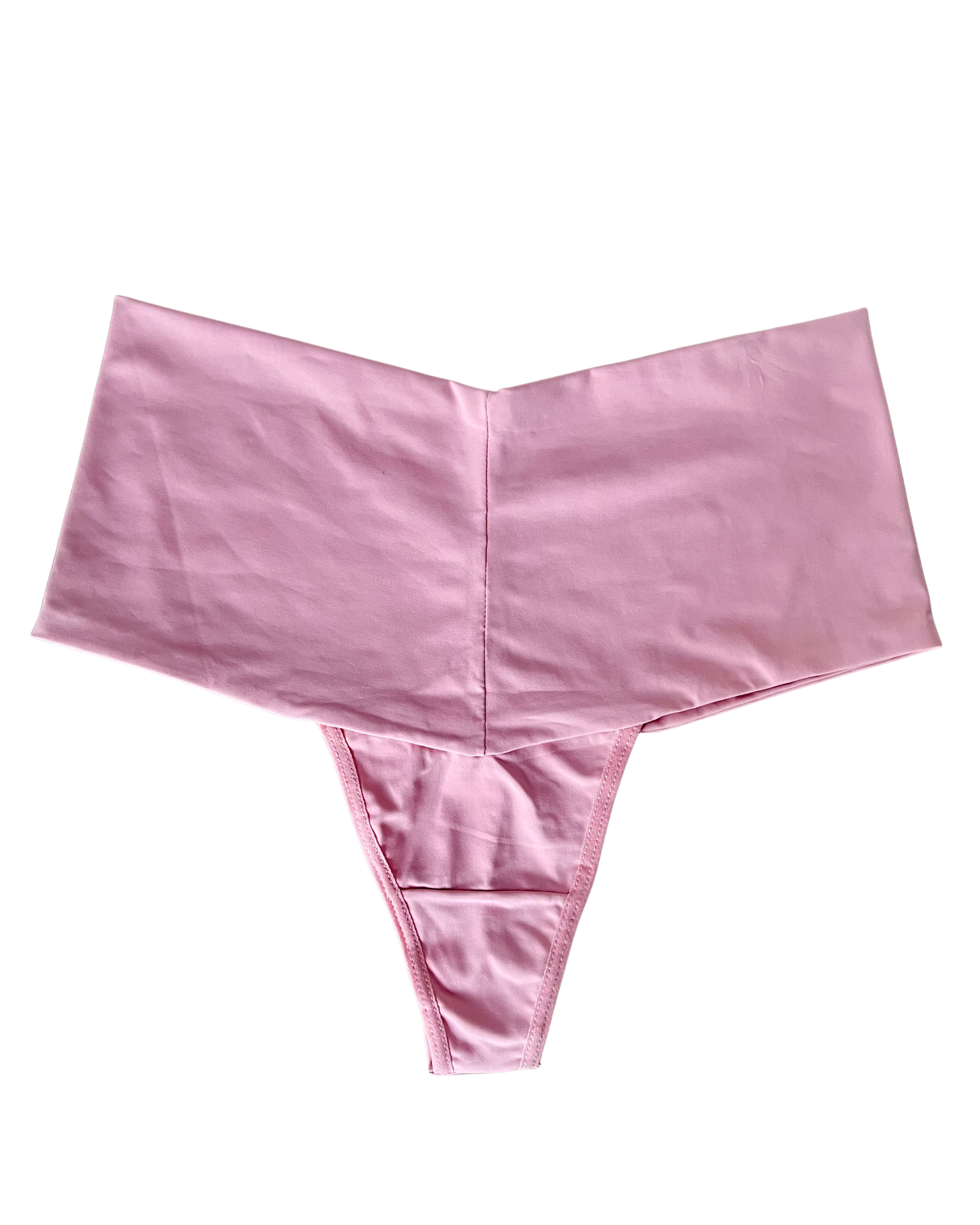 Seamless Microfiber High-Waist Thong