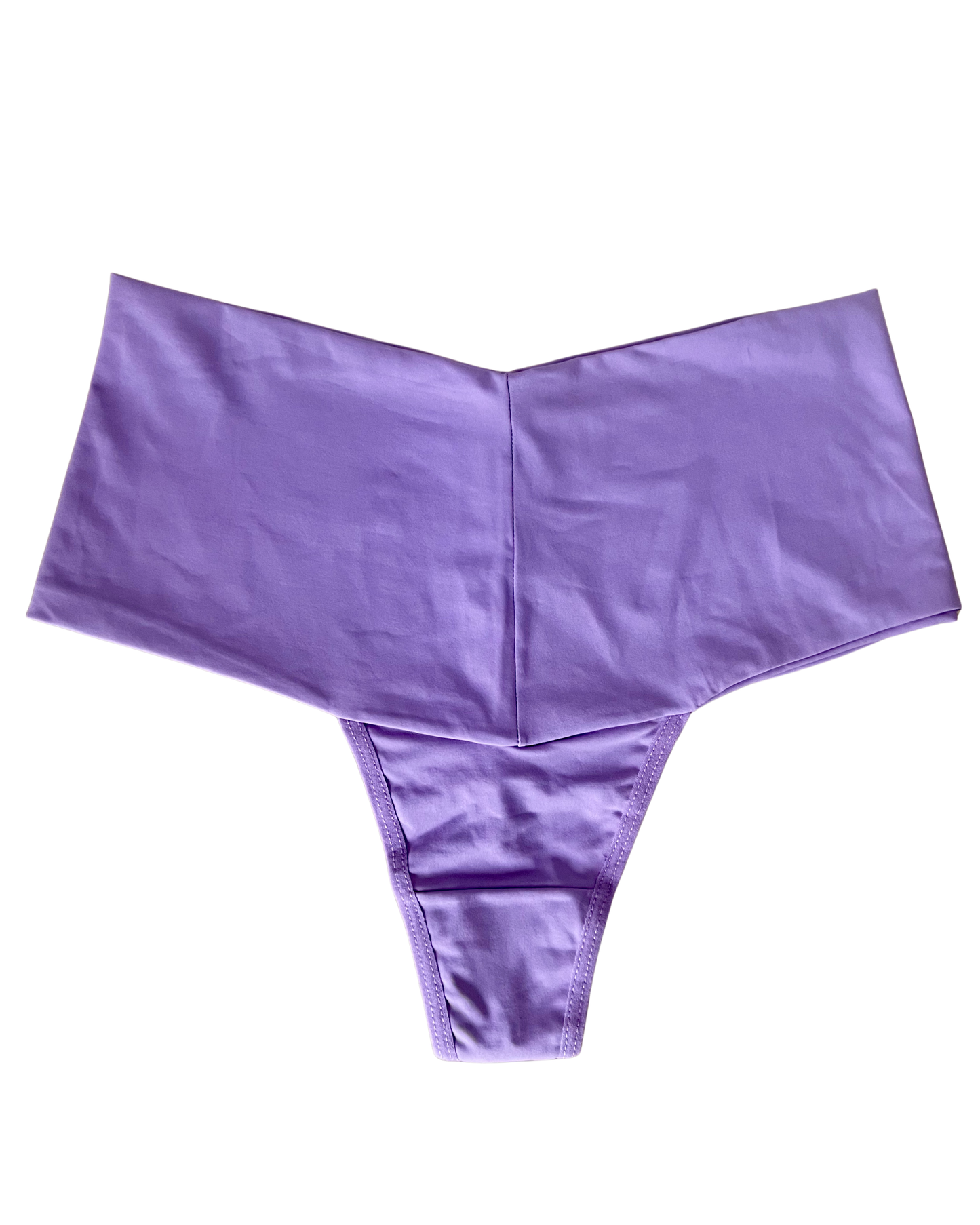 Seamless Microfiber High-Waist Thong