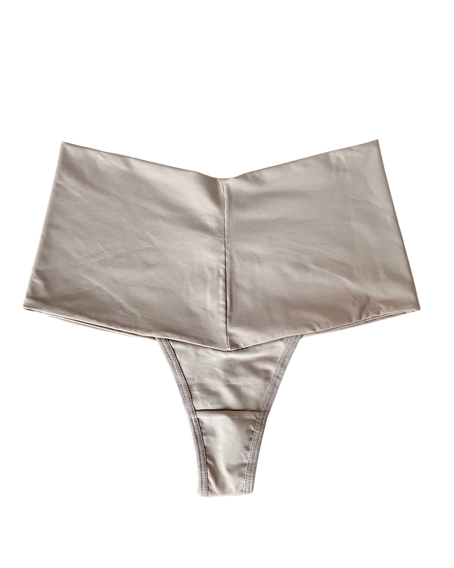 Seamless Microfiber High-Waist Thong