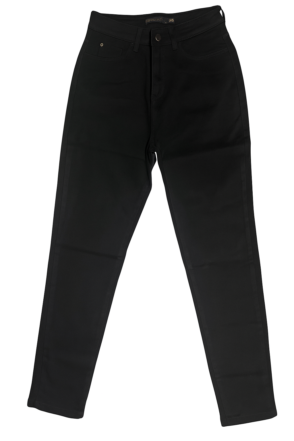 Black High-Waist Mom Jeans