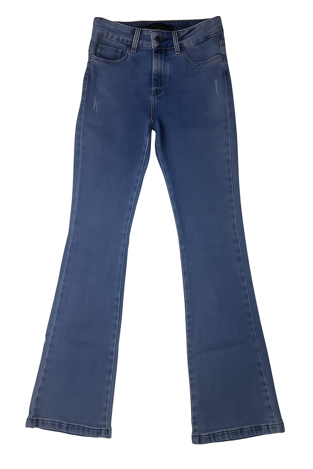 High-Waist Flare Jeans